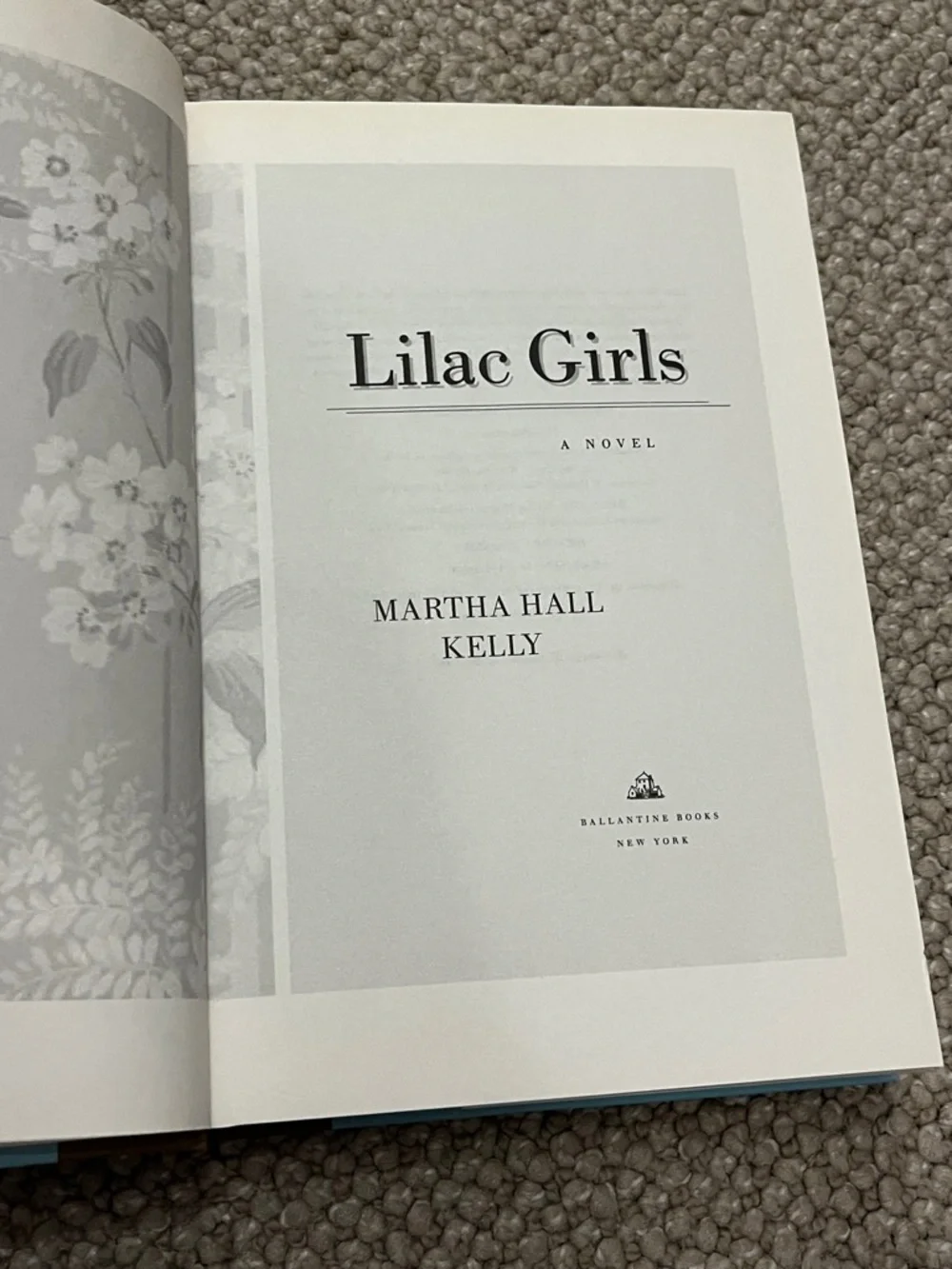 Lilac Girls by Martha Hall Kelly - Hardcover Novel (Lilac Cover)